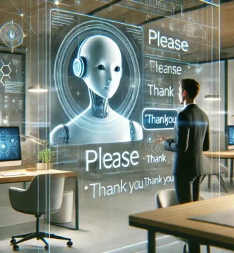 Los usuarios mejoran sus interacciones con la inteligencia artificial cuando emplean cortesía